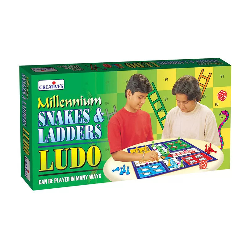 Creatives Millennium Snakes & Ladders LUDO Toys