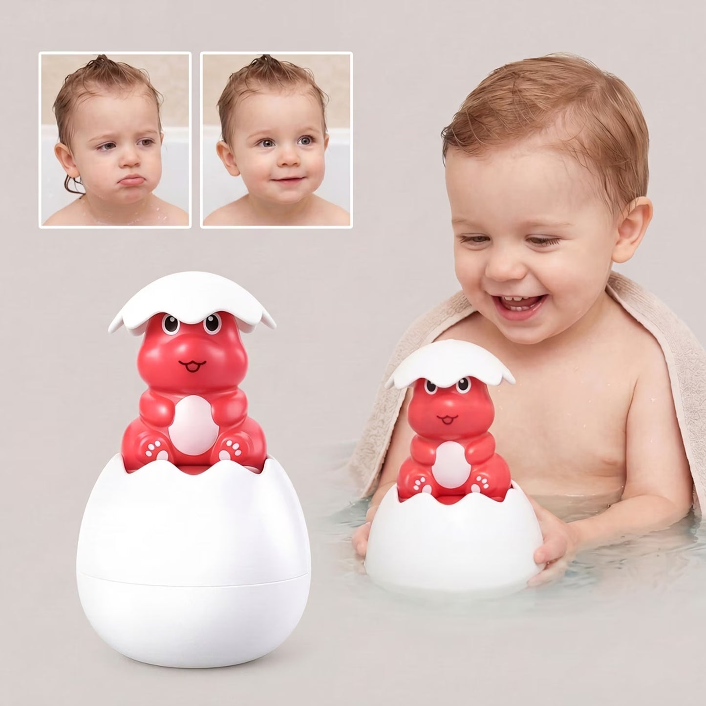IngBaby Dino Water Sprasying Eggs 12M+