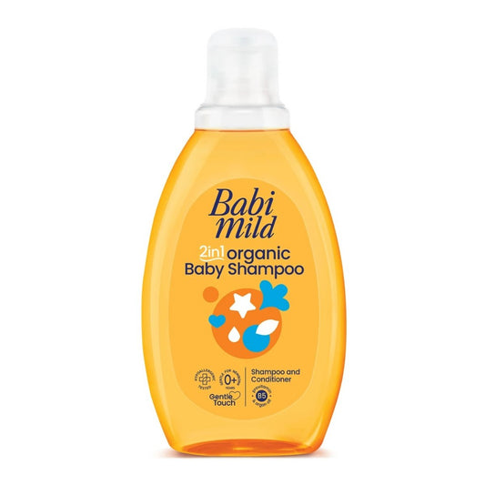 Babi Mild 2 in 1 Organic Baby Shampoo 380ml