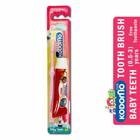 Kodomo Toothbrush & Toothpaste Set