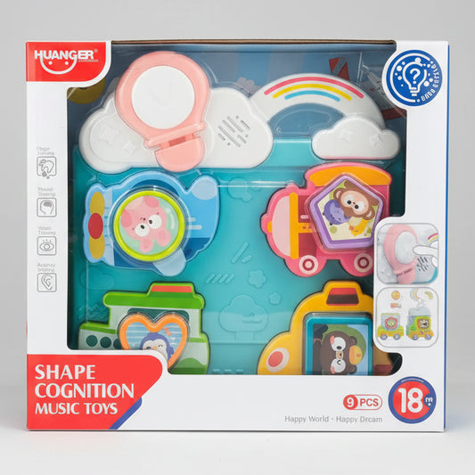 Huanger Shape Cognition Music Toys 9Pcs