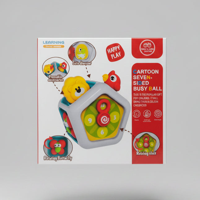 Aiyingle Cartoon Busy Snail Ball & Seven-Sided Busy Ball