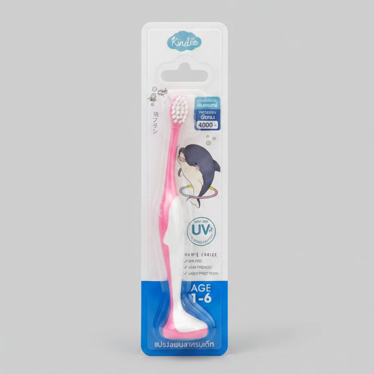 Kindee Kids Toothbrush Blue 1-6Yrs