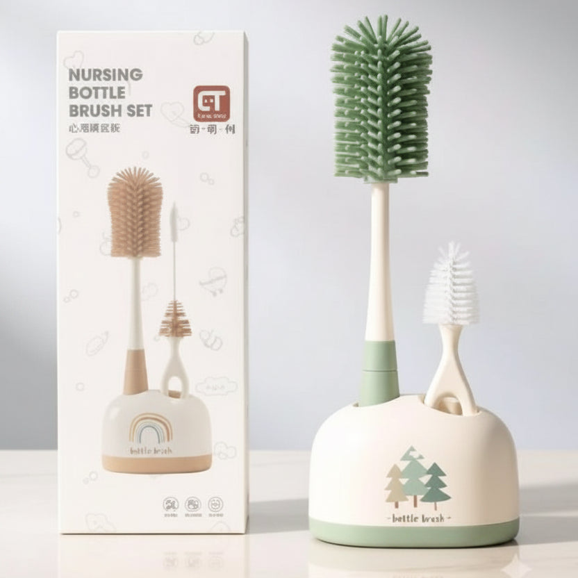 Clever Tree 3in1 Nursing Bottle Brush Set