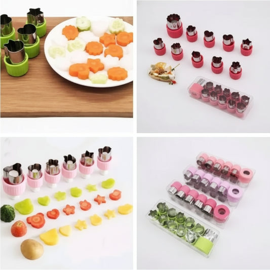 Vegetable Cutter Shape 12Pcs Set