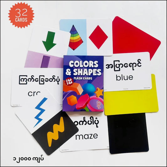 Nwe Ni Kan Win Colors & Shapes 33 Cards