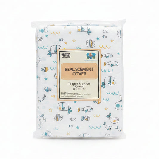 OAAO Cotton Mattress Cover New Design (60x120x3cm)