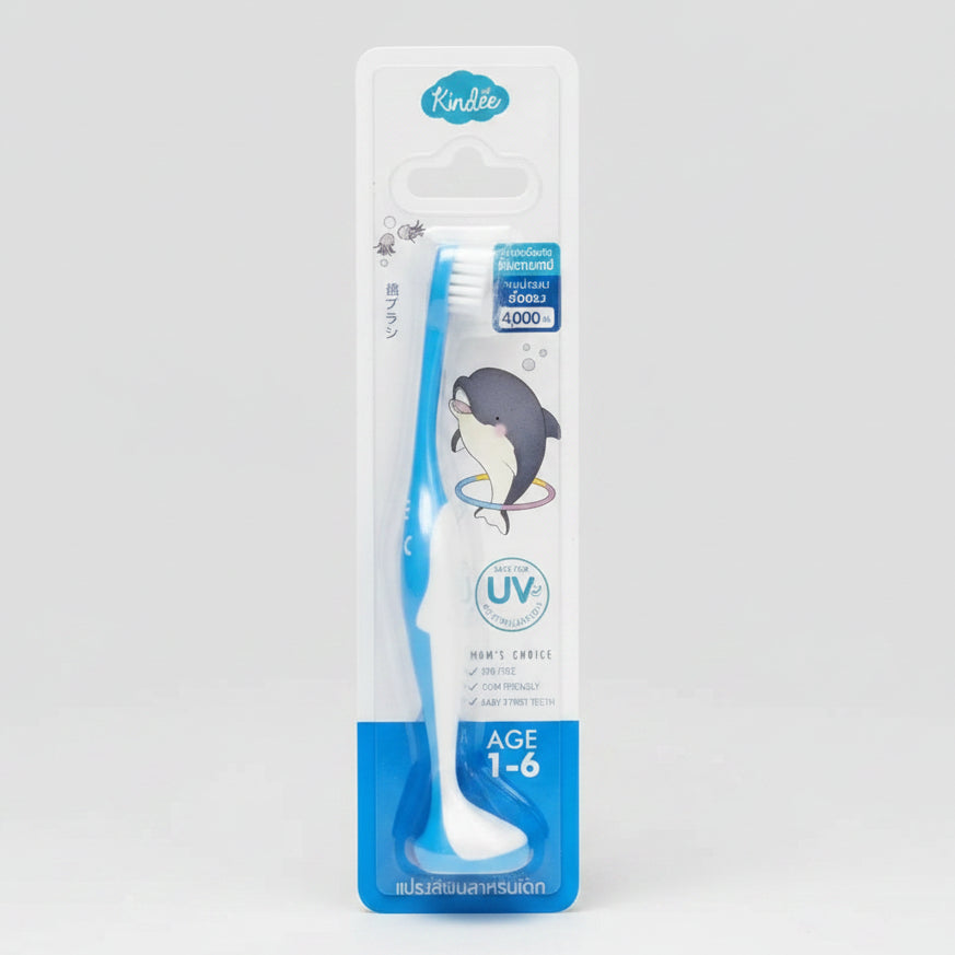 Kindee Kids Toothbrush Blue 1-6Yrs