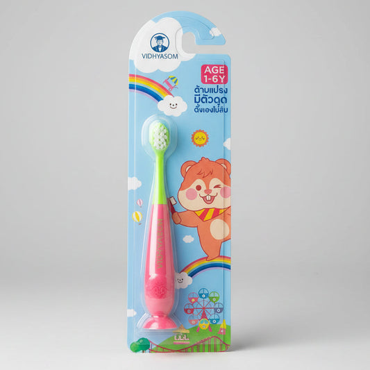 Vidhyasom Toothbrush Suction Cup Handle 1-6Yrs
