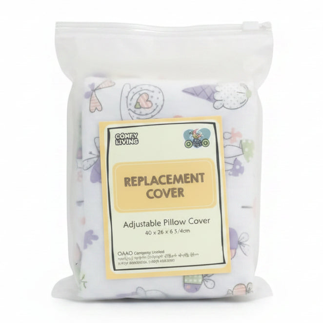 OAAO Cotton Adjustable Pillow Cover New Design