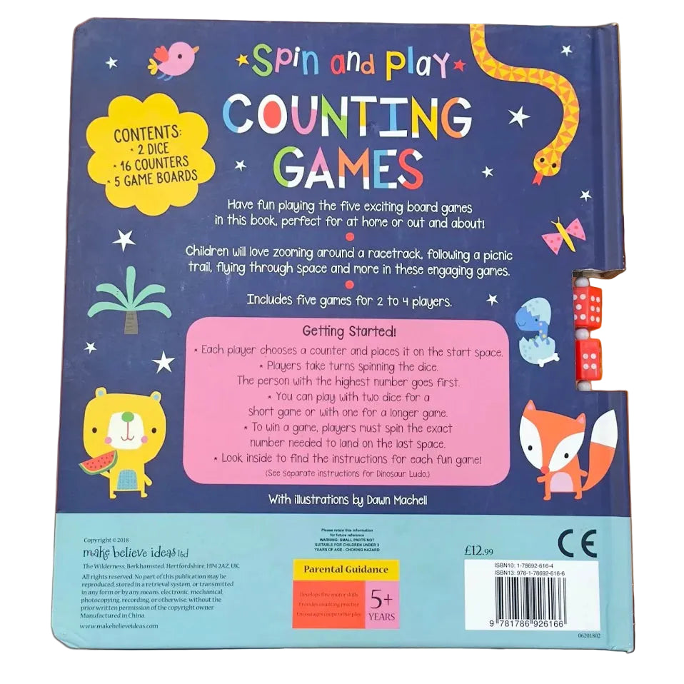 Spin & Play Counting Games Book