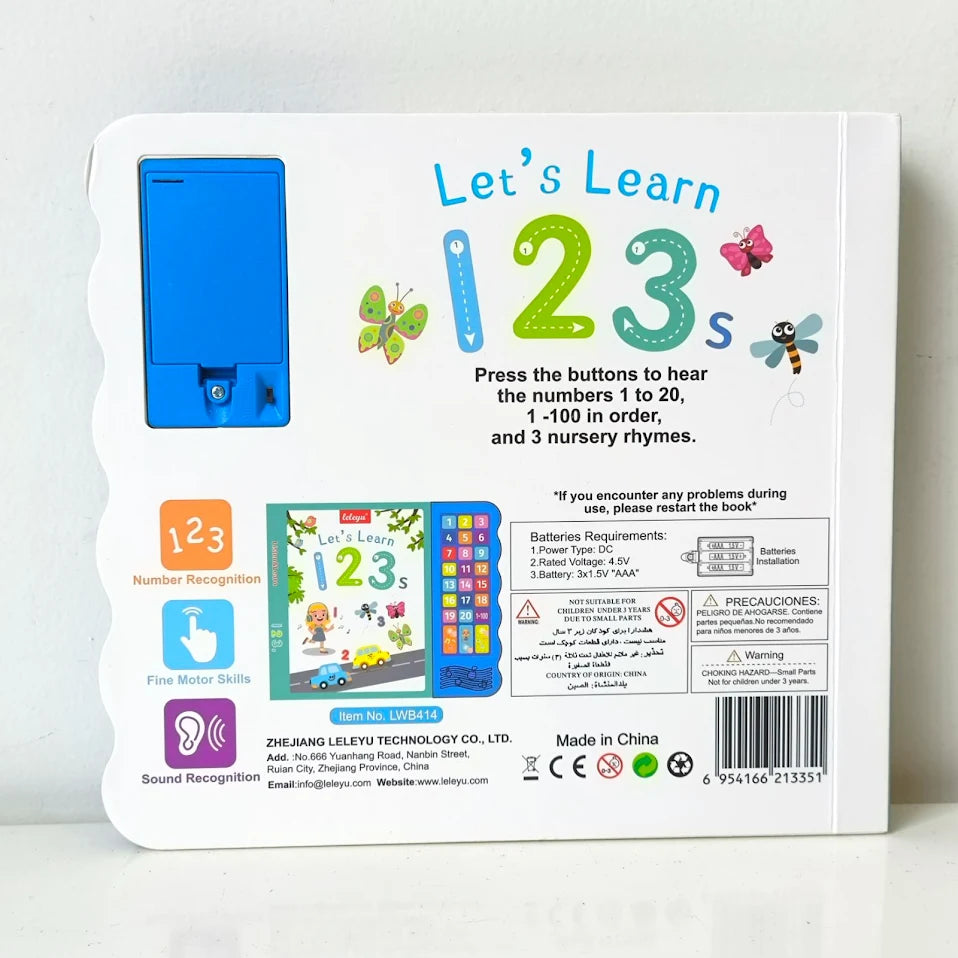 Leleyu Sound Book - Let's Learn 123s