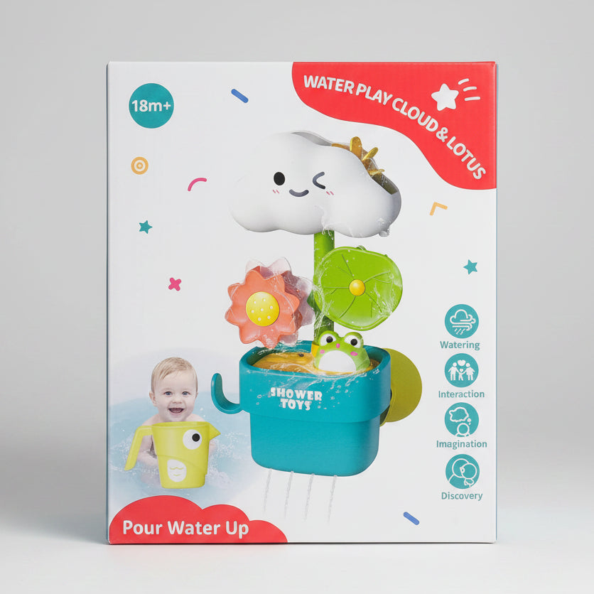 Water Play Cloud & Lotus Shower Toy 18M+