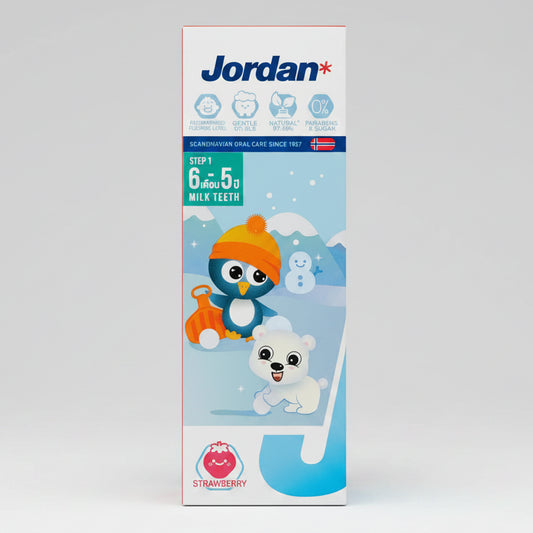 Jordan Step 1 Toothpaste Strawberry Flavour 75g 6M-5Yr