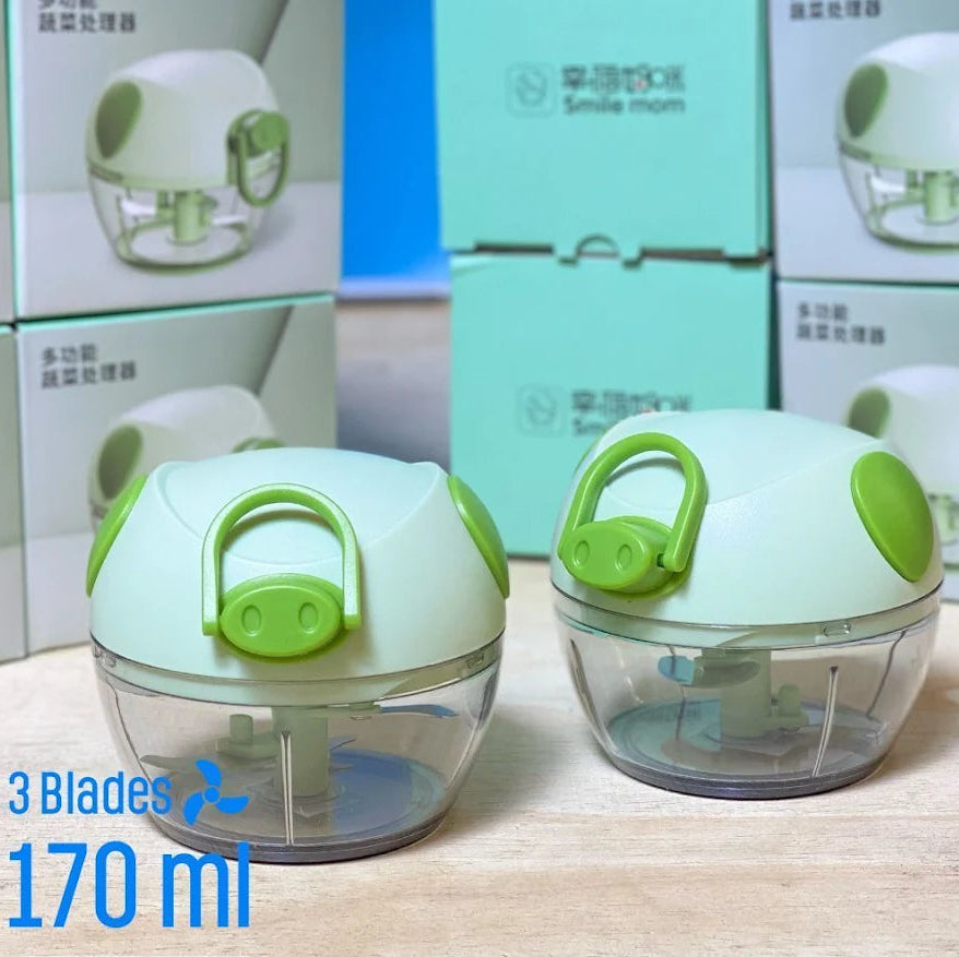 Smile Mom Mini Manual Food Chopper 170ml