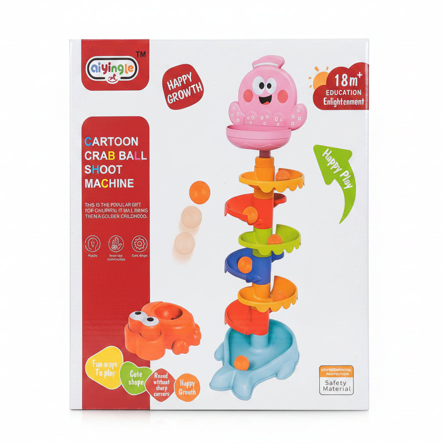 Aiyingle Cartoon Crab Ball Shoot Machine 18M+