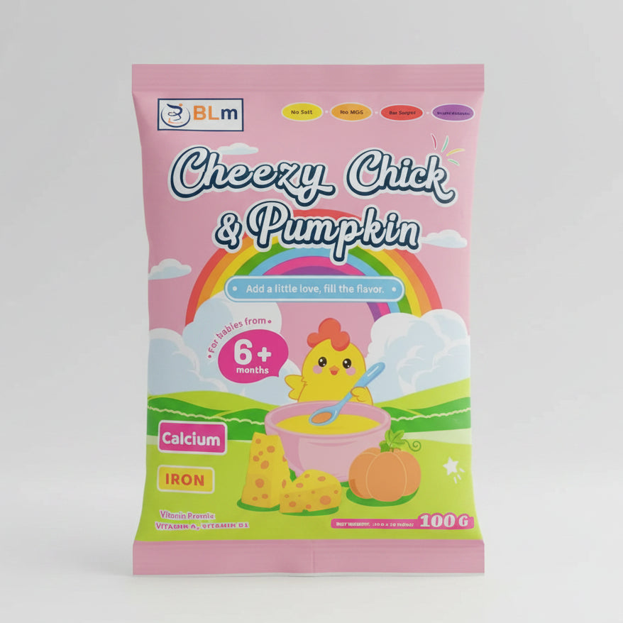 BLm Cheezy Chick & Pumpkin 100g 6M+
