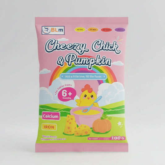 BLm Cheezy Chick & Pumpkin 100g 6M+