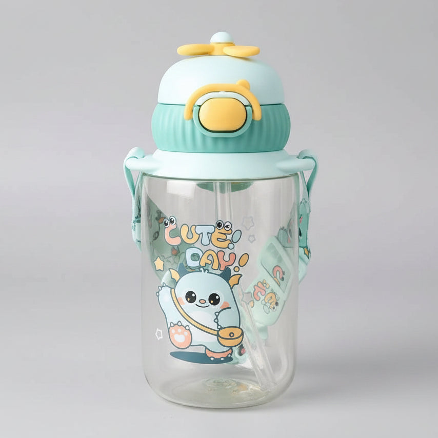 ab PPSU Children's Drink Cup Green & Pink