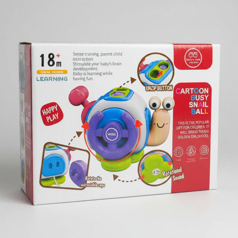 Aiyingle Cartoon Busy Snail Ball & Seven-Sided Busy Ball