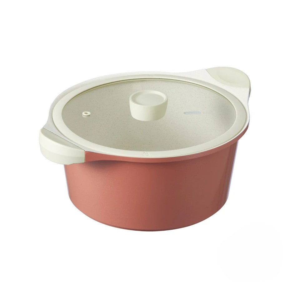 Inochi Simple Marble Pot (24cm)