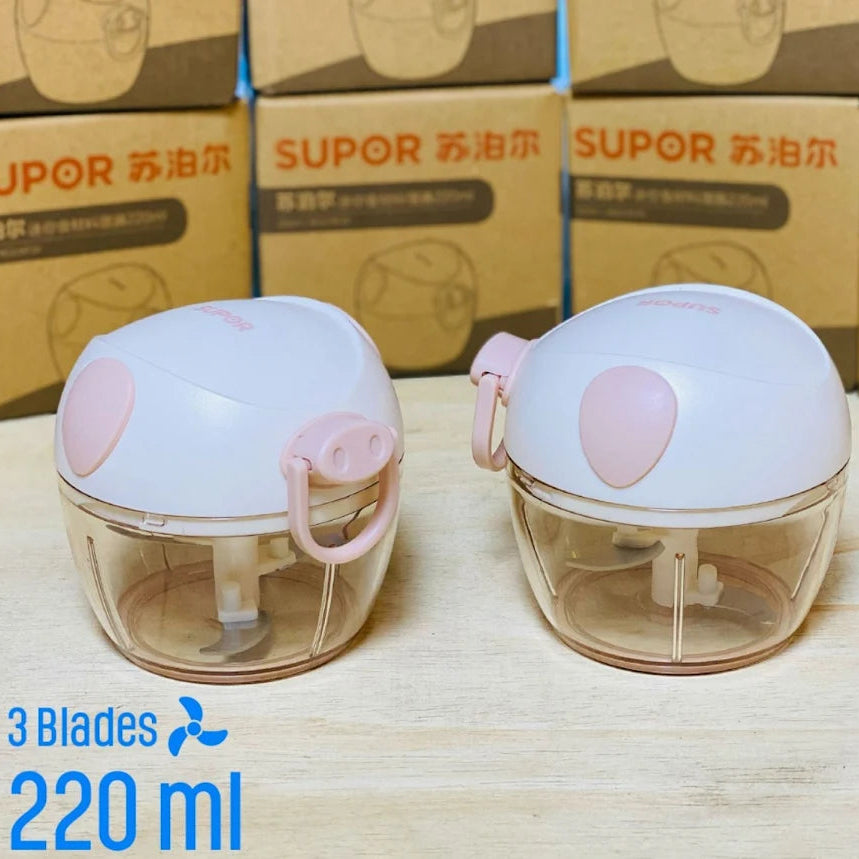 SUPOR Mini Manual Food Chopper 220ml