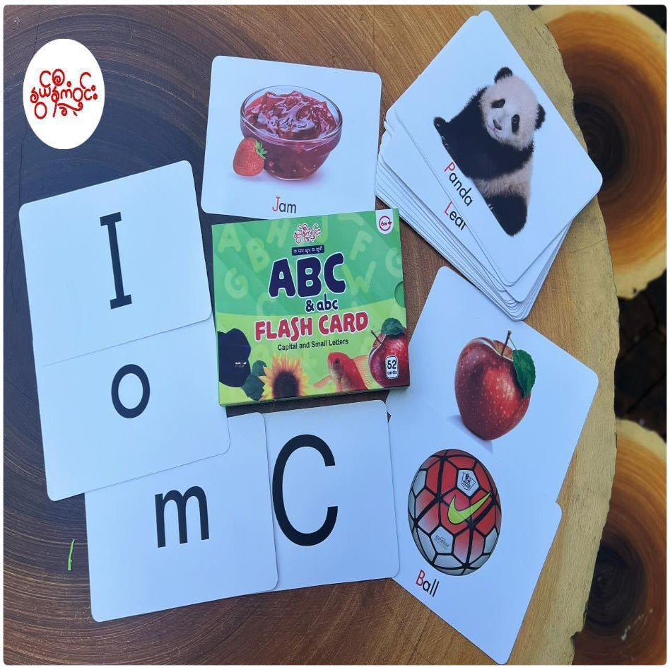 နွယ်နီကံဝင်း ABC & abc Flash Card 6Months+