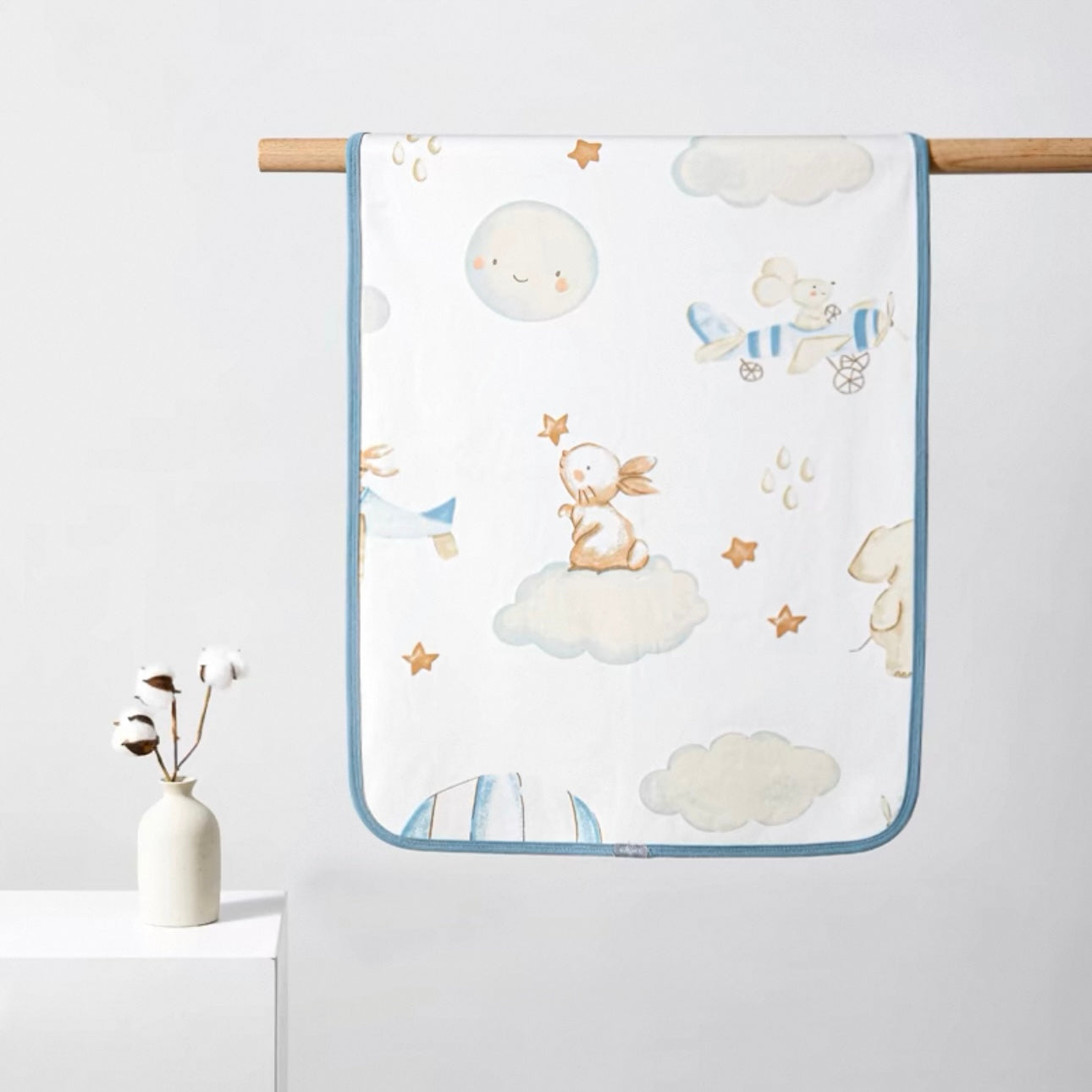 EMXEE  Baby Floral Urine Mat Sky Journey 50×70CM