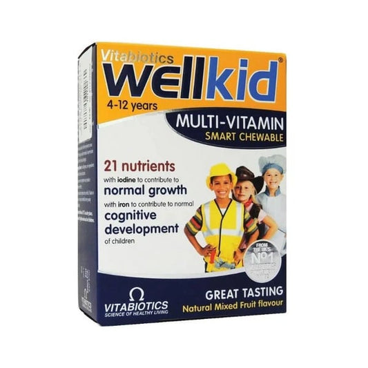 Wellkid Multi-Vitamin Smart Chewable 4-12Yrs