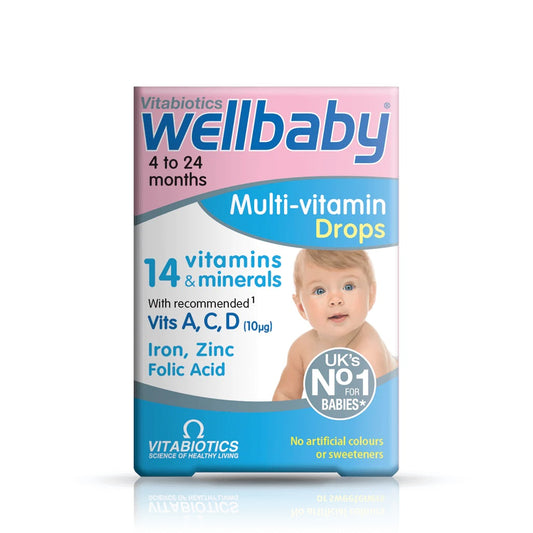 Pregnacare Wellbaby Vitabiotics 4-24Months Multi-vitamin Drops 30ml