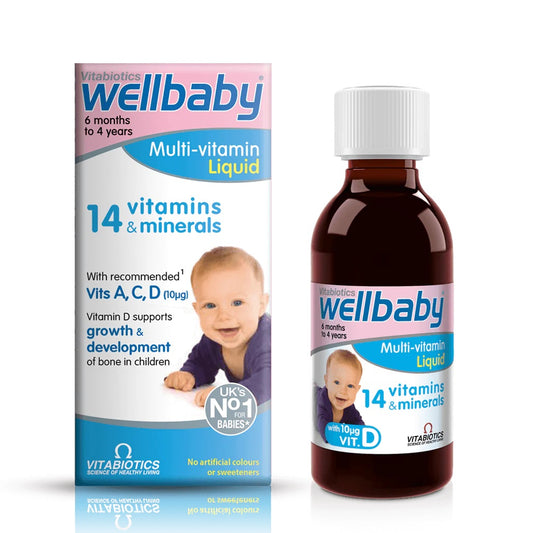 Pregnacare Wellbaby Vitabiotics 6-24Months Multi-Vitamin Liquid 150ml