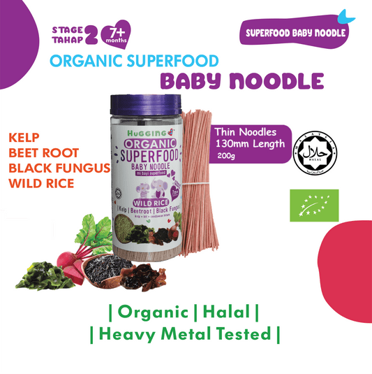 Hugging Organic Superfood Baby Noodle 200g 7M+