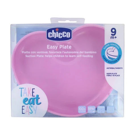 Chicco Silicone Heart Shaped Plate 9M+