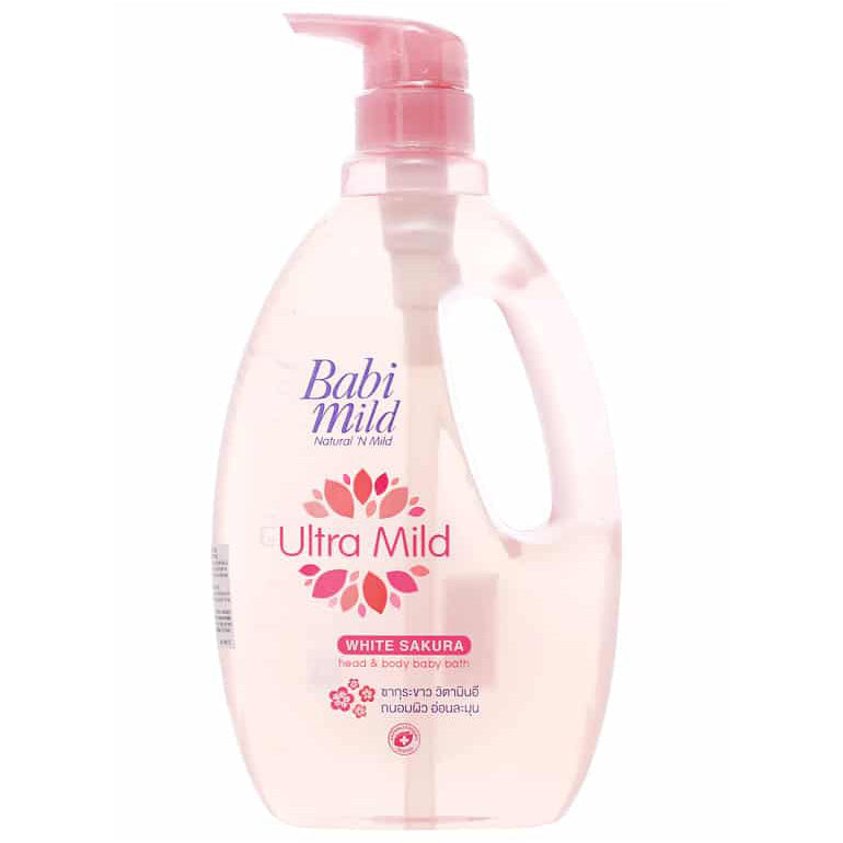 Babi Mild Head & Body Baby Bath Ultra Mild 850ml