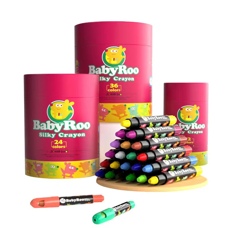 Joan Miro - Babyroo Silky Crayon 12 Color Set