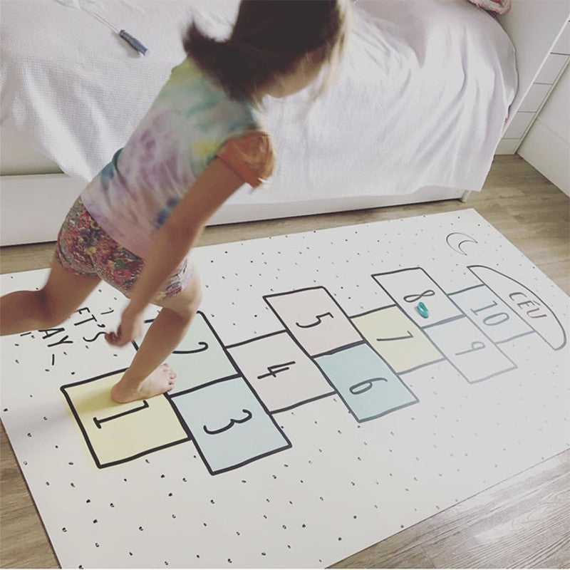 Hop and Count Hopscotch Game Playmat