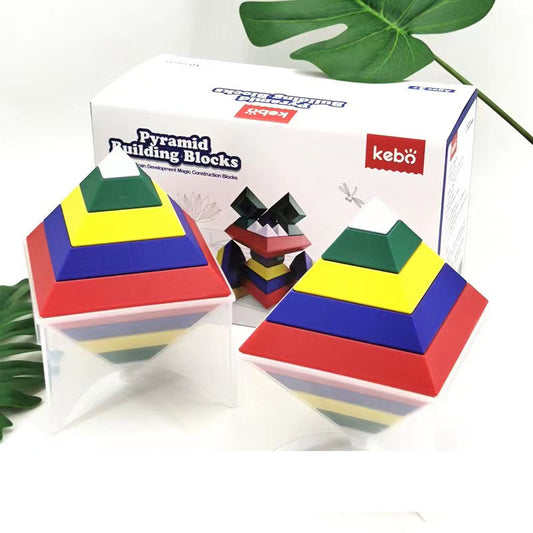 Kebo - Pyramid Building Blocks Toy