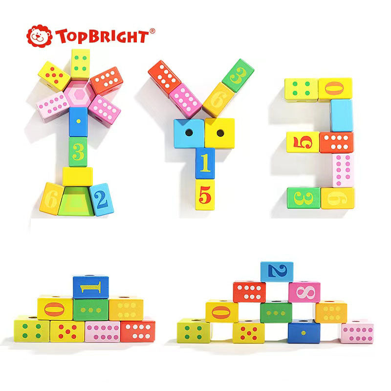 Top Bright - Caterpillar Lacing Blocks