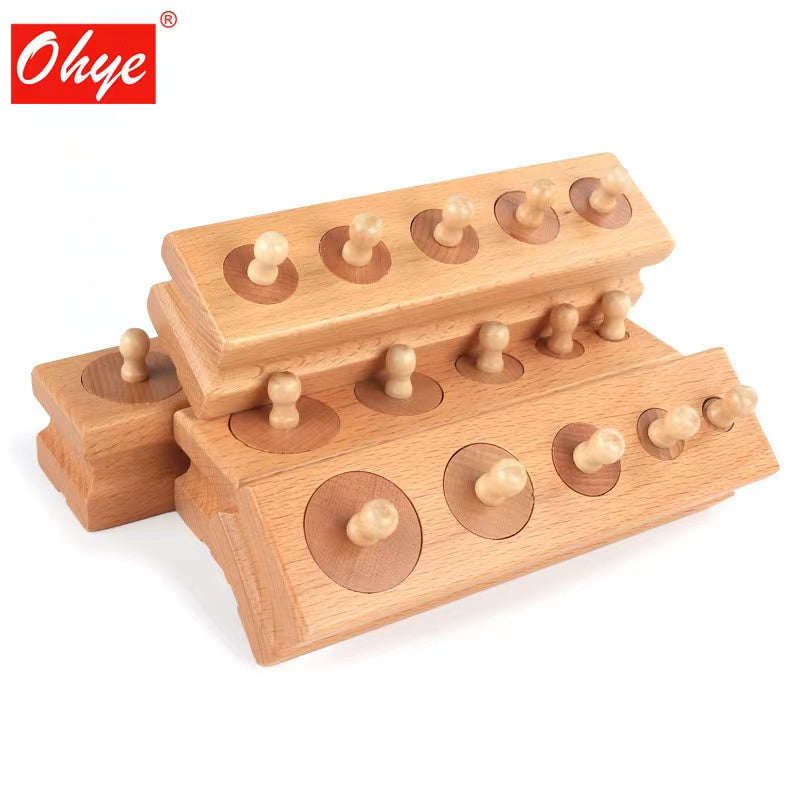 Wooden Matching Cylinder Set