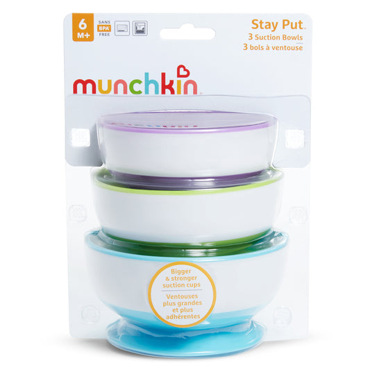 Munchkin Suction Bowl 3Pieces Set