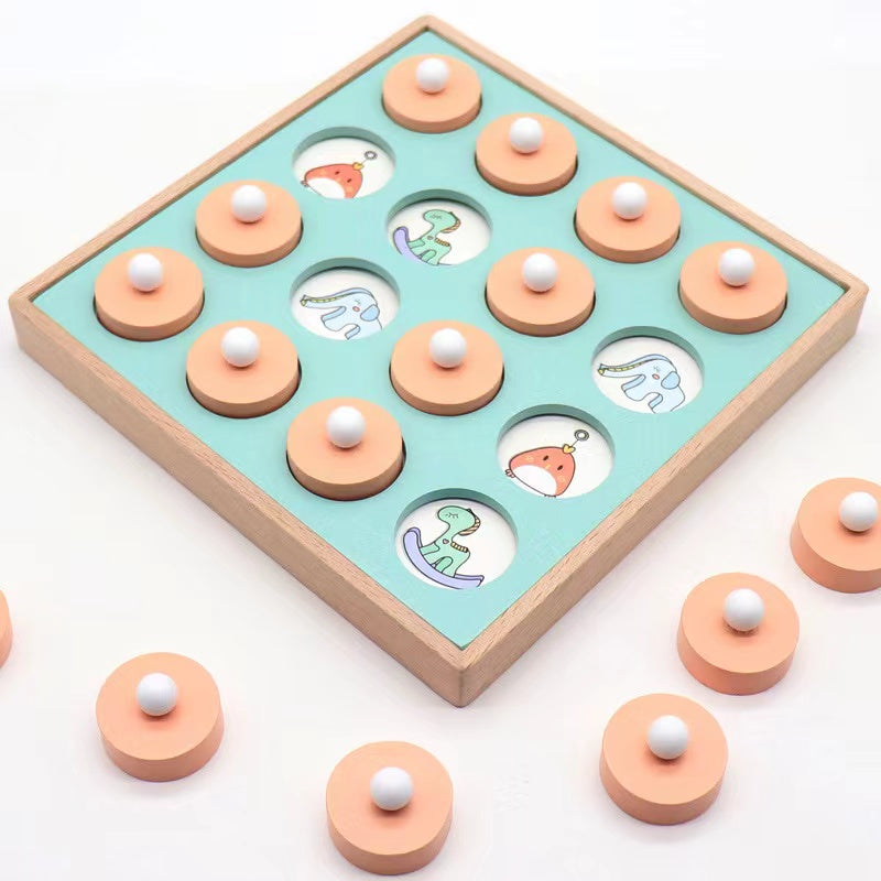 Wooden Memory Training Matching Board