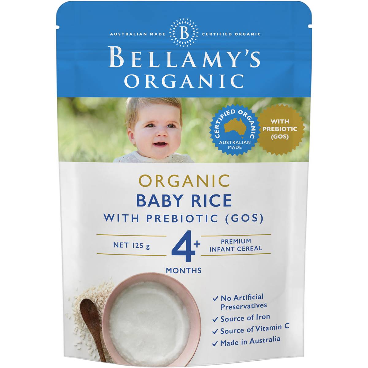 Bellamy's Organic Baby Rice