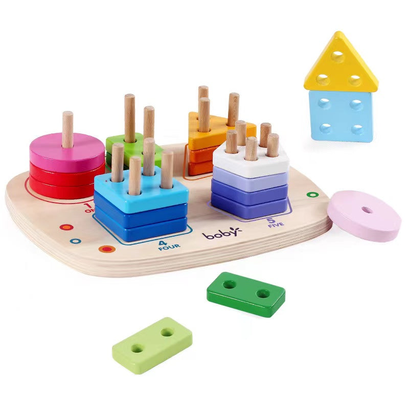 Boby - Wooden Fraction Sorter Toy