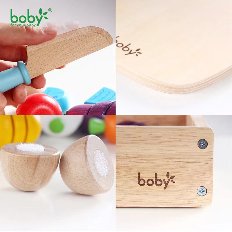 Boby - Wooden Vegetable Cutting Toys