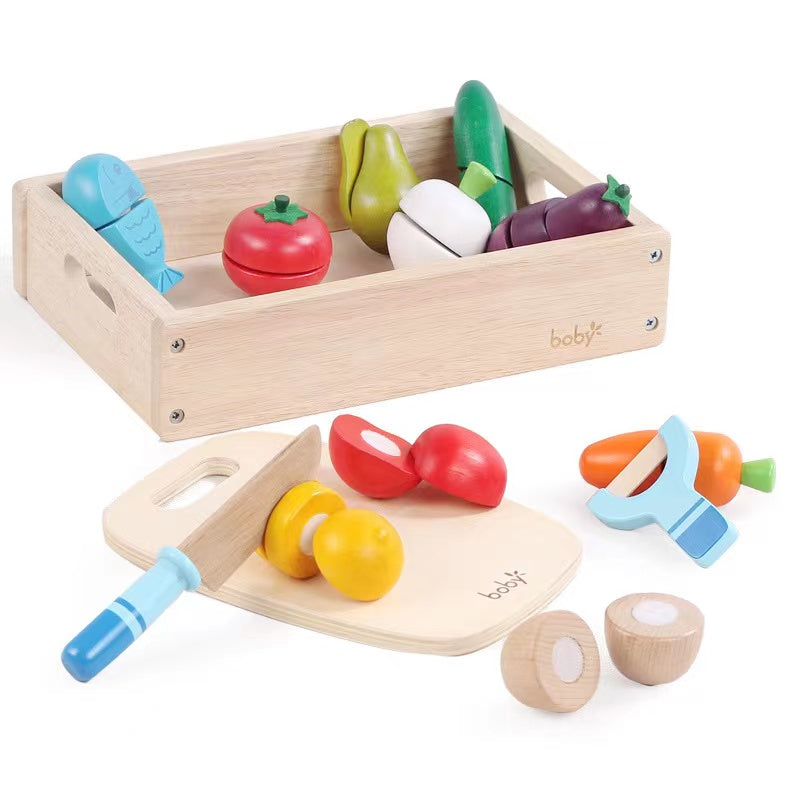 Boby - Wooden Vegetable Cutting Toys