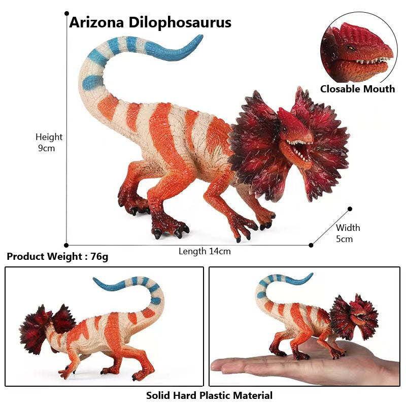 Dinosaur Figurine - Dilophosaurus (Closable Mouth)