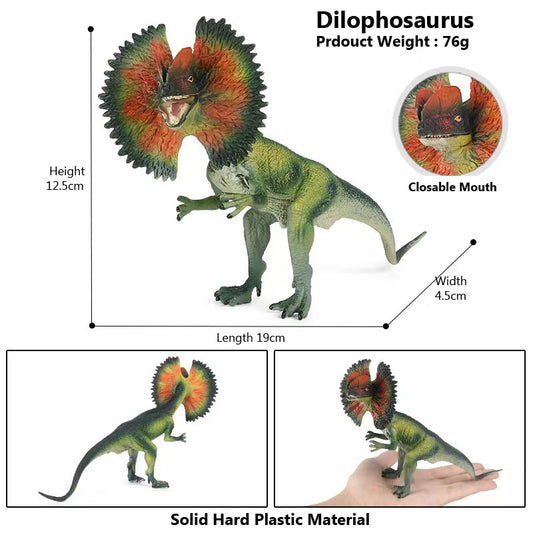 Dinosaur Figurine - Dilophosaurus (Closable Mouth)