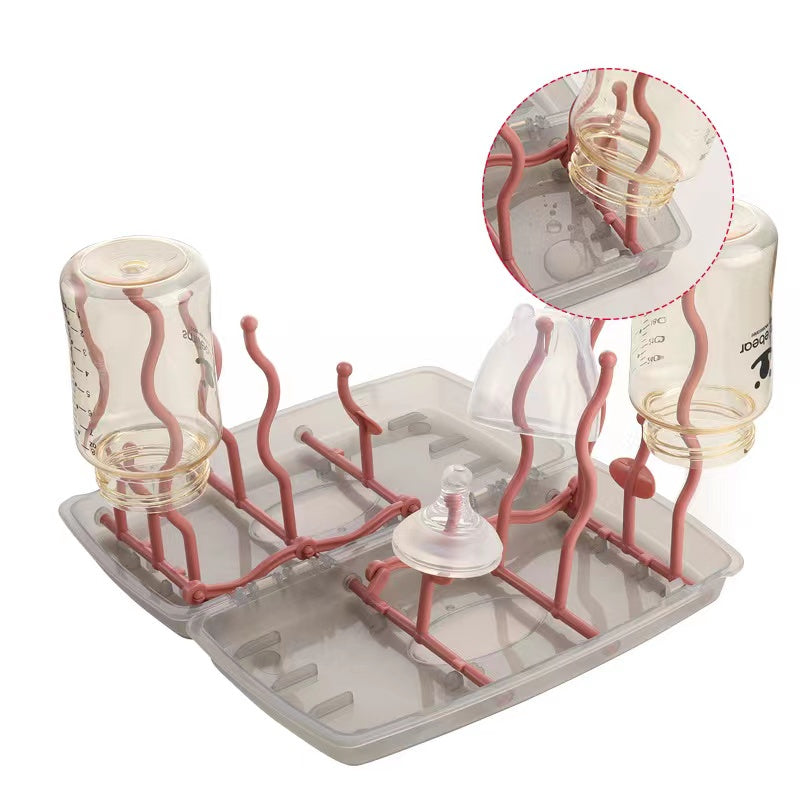 Foldable/Portable Baby Bottle Drying Rack