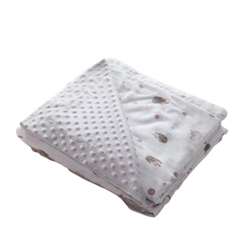 Gauze Cotton Baby Dot Blanket 110*145CM