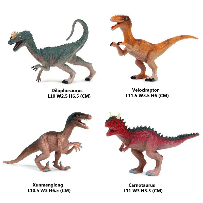 Dinosaur Figurine - Medium Size Dinosaurs 4Pcs Set